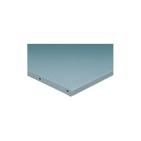 Global Industrial Workbench Top - Steel Square Edge, 12 Gauge Steel, Gray, 48 W x 36 D x 1-3/4 Thick 253CP84